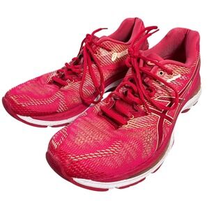 ASICS GEL-Nimbus 20 Womens Running Shoes Pink Red T850N Size 11 FlyteFoam